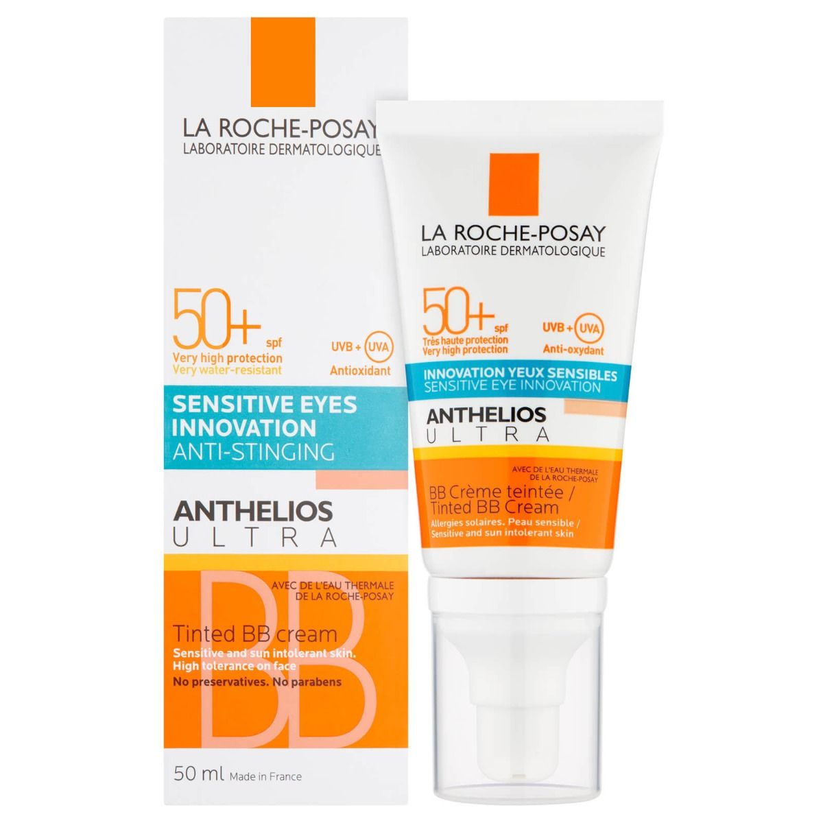 anthelios hydrating tinted cream spf50