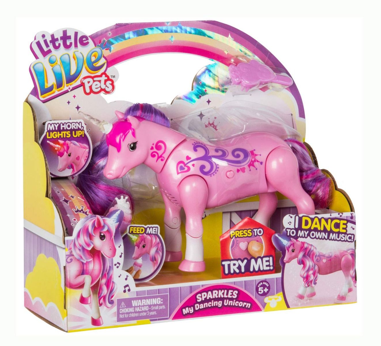 matjarii Little Live Pets Sparkles My Dancing Unicorn