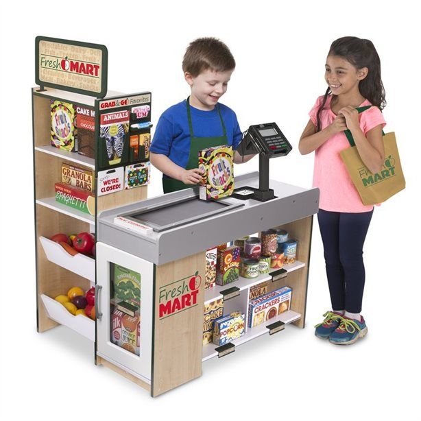 Melissa Doug Fresh Mart Grocery Store Play Set