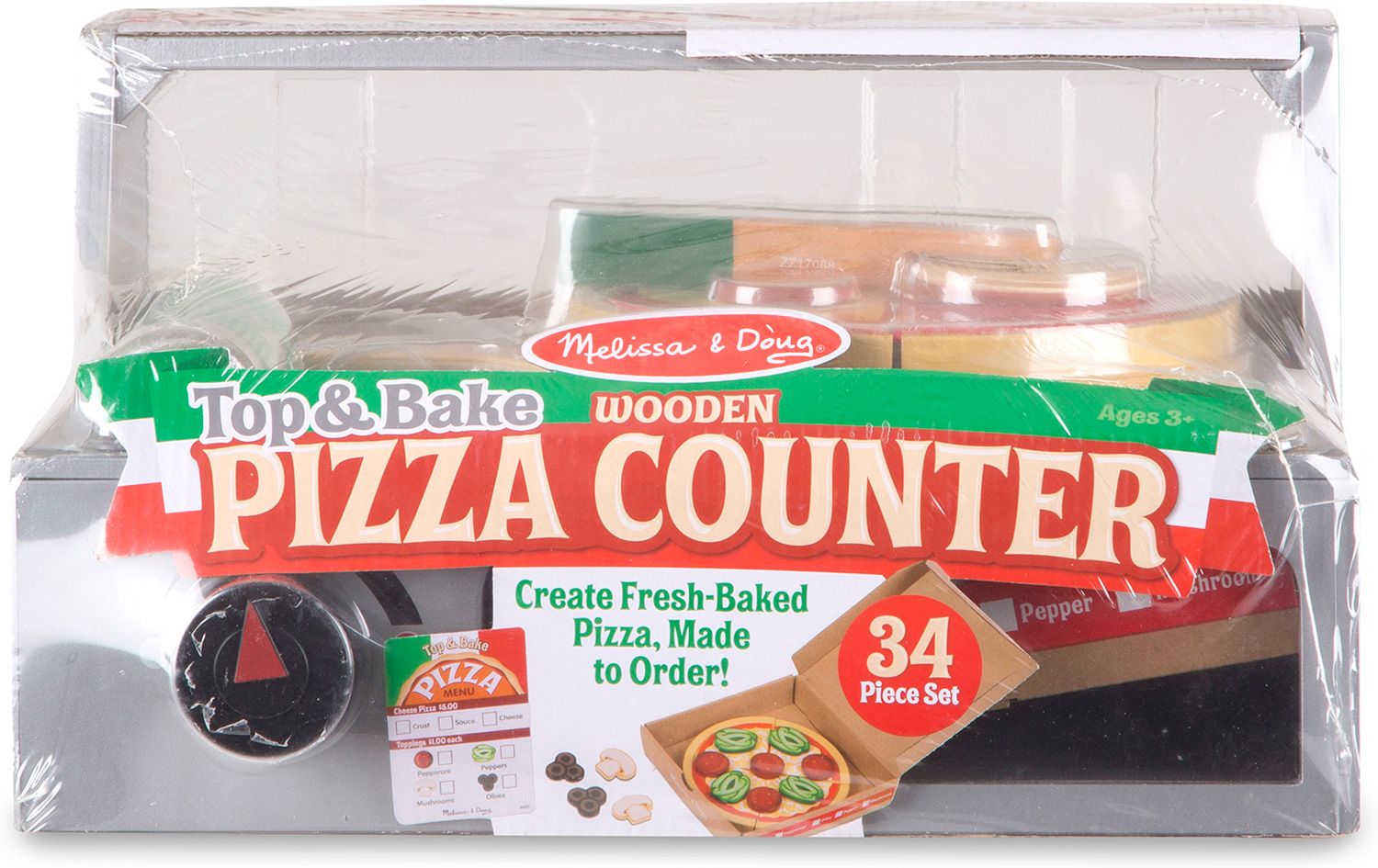 Melissa and doug pizza counter shop