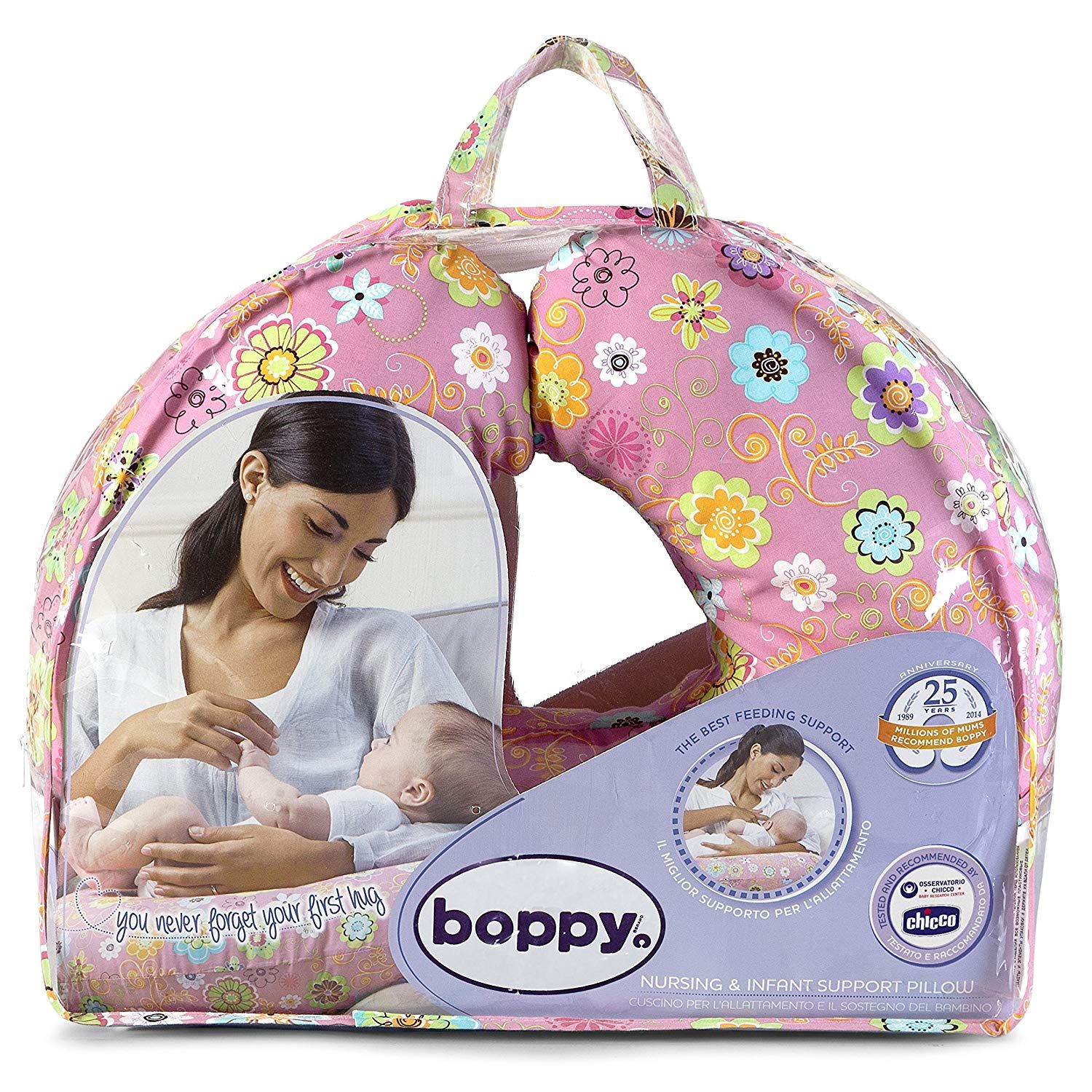 Pink boppy pillow online
