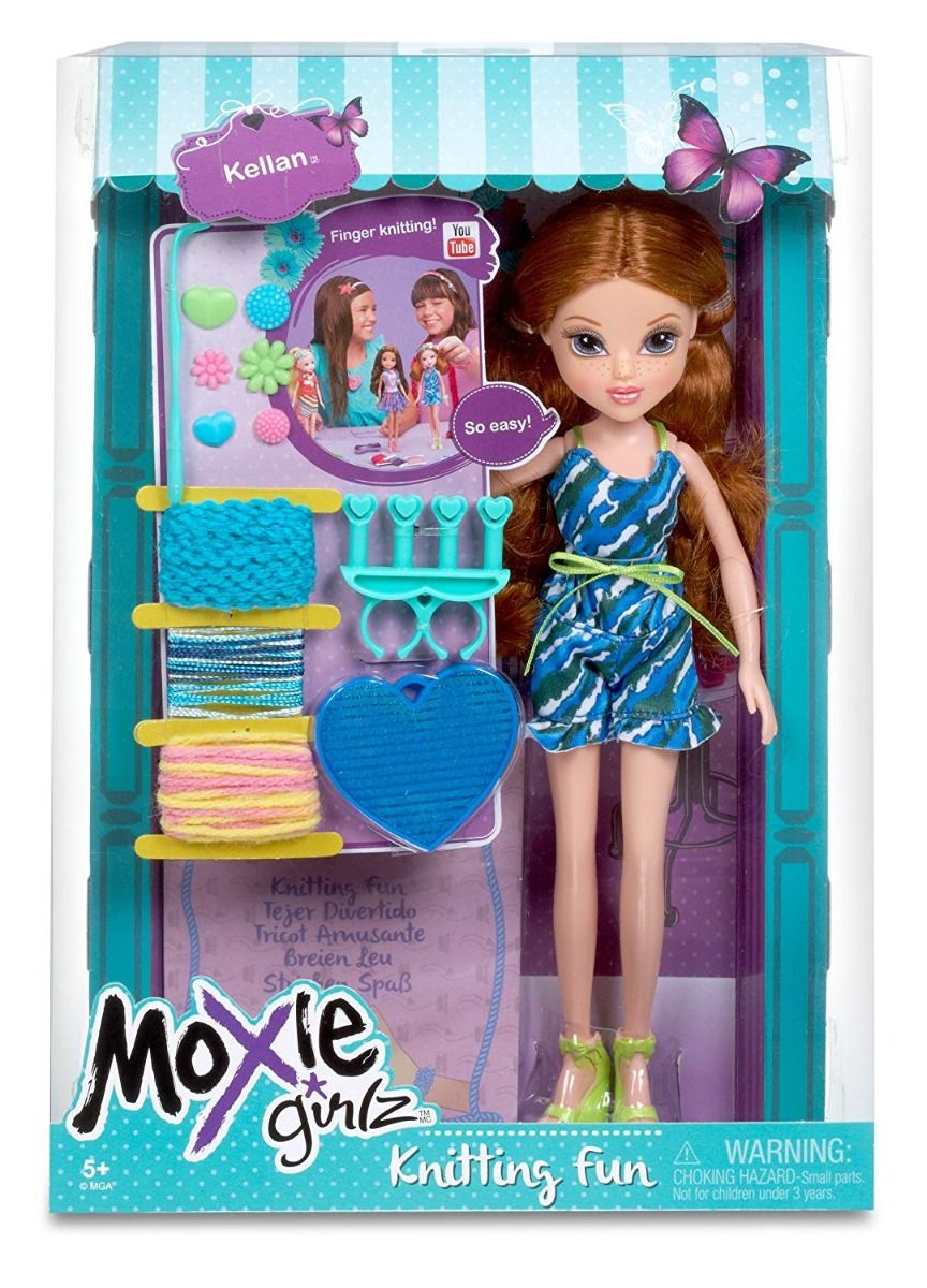 matjarii Moxie Girlz Knitting Fun Doll Kellan Jordan