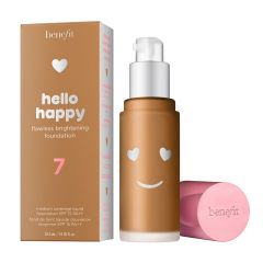 Benefit Hello Happy Flawless Brightening Foundation Shade 7 - Medium-tan neutral