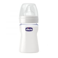 Chicco Nature Glass Bottle Silicone (150 ml)