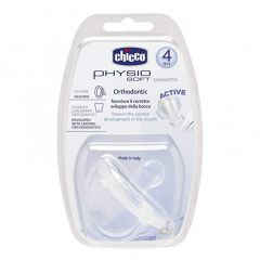 Chicco Physio Soft Soother Silicone (4M+) 1 Piece Neutral