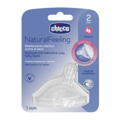 Chicco NaturalFeeling teat 2m + (medium flow)