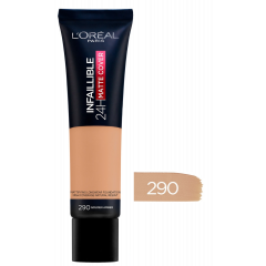 Loreal Infallible 24H Matte Cover Golden Amber Foundation No.290