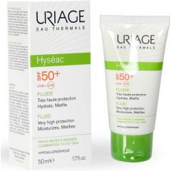 Uriage Hyséac Fluide SPF 50+ Very High Protection Sun Care 50ml 