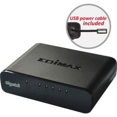 Edimax ES5500G V3, 5 Port Giga Desktop Switch Optional USB Power