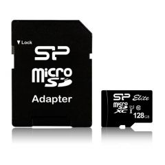 Silicon Power Memory Card microSDHC 128GB + Adapter