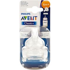 Avent Teat Fast, +6 Months, 4 Holes 