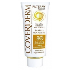 Coverderm Filteray Face SPF 80 Extra Long Protection Face Cream 50ml