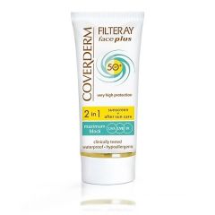 Filteray Face SPF 50+ Very High Protection 2 In 1 Sunscreen Light Beige Cream 50ml