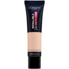 L'Oreal Paris Foundation, infalible Matte Cover 24 horas 110 Rose Vanilla, 30 ml