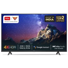 TCL , 55 inches,4K Ultra HD Certified Android Smart LED TV 55P615 With Dolby Audio