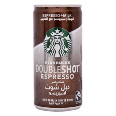 STARBUCKS DOUBLESHOT ESPRESSO+MILK 200ML
