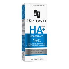 AA SKIN BOOST HA + Concentrate 15% Hialuronic Acid Complex Jania Rubens Algae Extract 30 ml