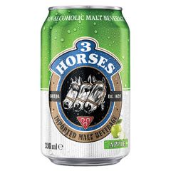 3 horse flavored malt beverage 330 ml