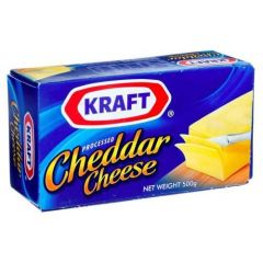 Kraft Processed Cheddar Cheese 500g