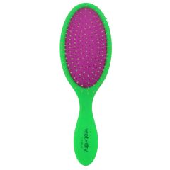 Cala Wet And Dry Hair Brush 66796, Neon Green/Purple