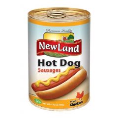 New Land Hot Dog Sausages Chicken (400 g)