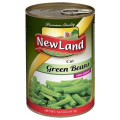 NewLand Green Cut Beans Veri-green  411g