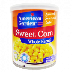 American Garden Sweet Corn Whole Kernel 180g