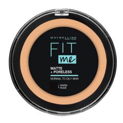 Maybelline New York Fit Me Matte and Poreless Compact Face Powder – 110, Porcelain
