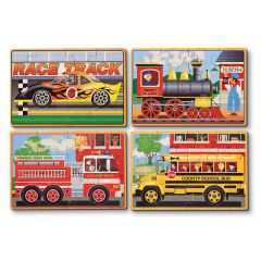 Melissa & Doug Vehicle Puzzles In A Box