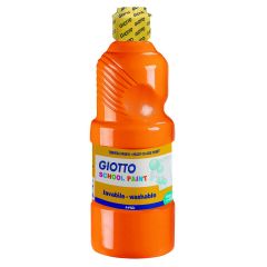  Giotto School Paint Orange 500ml