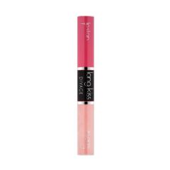 Divage Long Kiss 2 In 1 Lipstick Gloss No. 08 Pink Coral