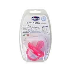 Chicco Comfortable Silicone Pacifier 4+ pink
