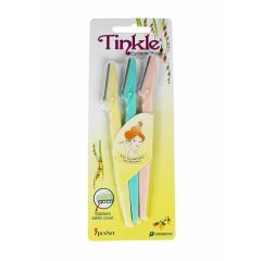 TINKLE EYEBROW,HAIR RAZOR TRIMMER SHAVER 3 PIECES AUTHENTIC BY DORCO