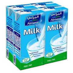 Almarai Milk Full Fat 1 liter Pack of 4