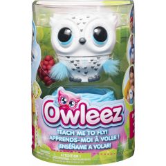 Owleez Flying Baby Owl Interactive Toy – White