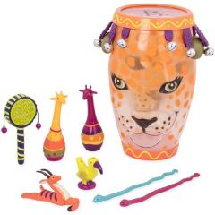 B Toys Jungle Jam Drum Set – Includes 9 Instruments