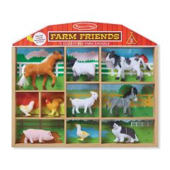 Melissa & Doug Farm Friends – 10 Collectible Animals