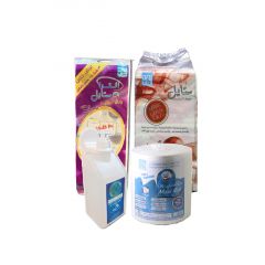 Al Saad Style 2Ply Tissues 200 Sheets x 4 &  Ultra Style 3Ply Toilet Paper Roll x10 & Paper Towel Maxi Roll 1Ply 300 meter & Instant Hand Sanitizer, 500ml