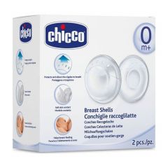 Chicco NaturalFeeling Breast Shells - 0 Months + 2 Pieces