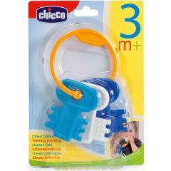 Chicco Teething Key Ring- Blue

