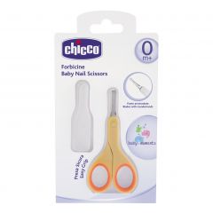Chicco Baby Nail Scissors - Orange