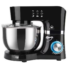 Home electric TC-850 1300W , 10 speed rotary knob with pulse function , 6.2L  mixing bowl , Stand Mixer , black and silver