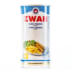 Zwan 6 Big Franks Beef Sausages 300g
