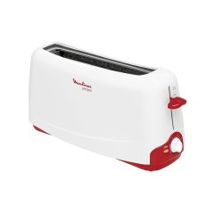 Moulinex TL110030 Principio Toaster, 1000W, White and Red