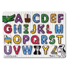 Melissa & Doug See Inside Alphabet Peg Puzzle - 26 pieces