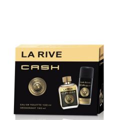 La Rive Cash For Men Gift Set Eau de Toilette 100ml + Deodorant 150ml