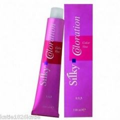 Silky Coloration Viva Hair Dye Color Cream 5.62 Light Red Irise Brown 100ml
