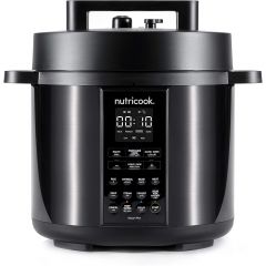 Nutricook Smart Pot 2 Electric Pressure Cooker Prime 6L Black – 9 in 1 Instant Programmable , 12 Smart Programs, 2 Years warranty