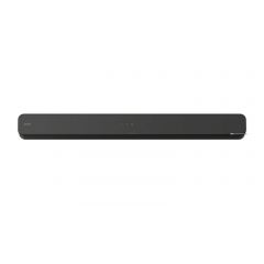 Sony S100F 2.0ch Soundbar with Bass Reflex Speaker, Integrated Tweeter and Bluetooth (HTS100F), easy setup, compact, home office use with clear black sound