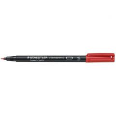 Staedtler Lumocolor Universal Permanent Superfine Pen, Red